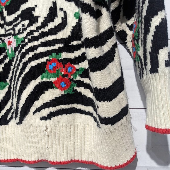 Philosophy Di Lorenzo Serafini Abstract Knitted Dress Multicolor Women's Size 6 - Picture 8 of 12